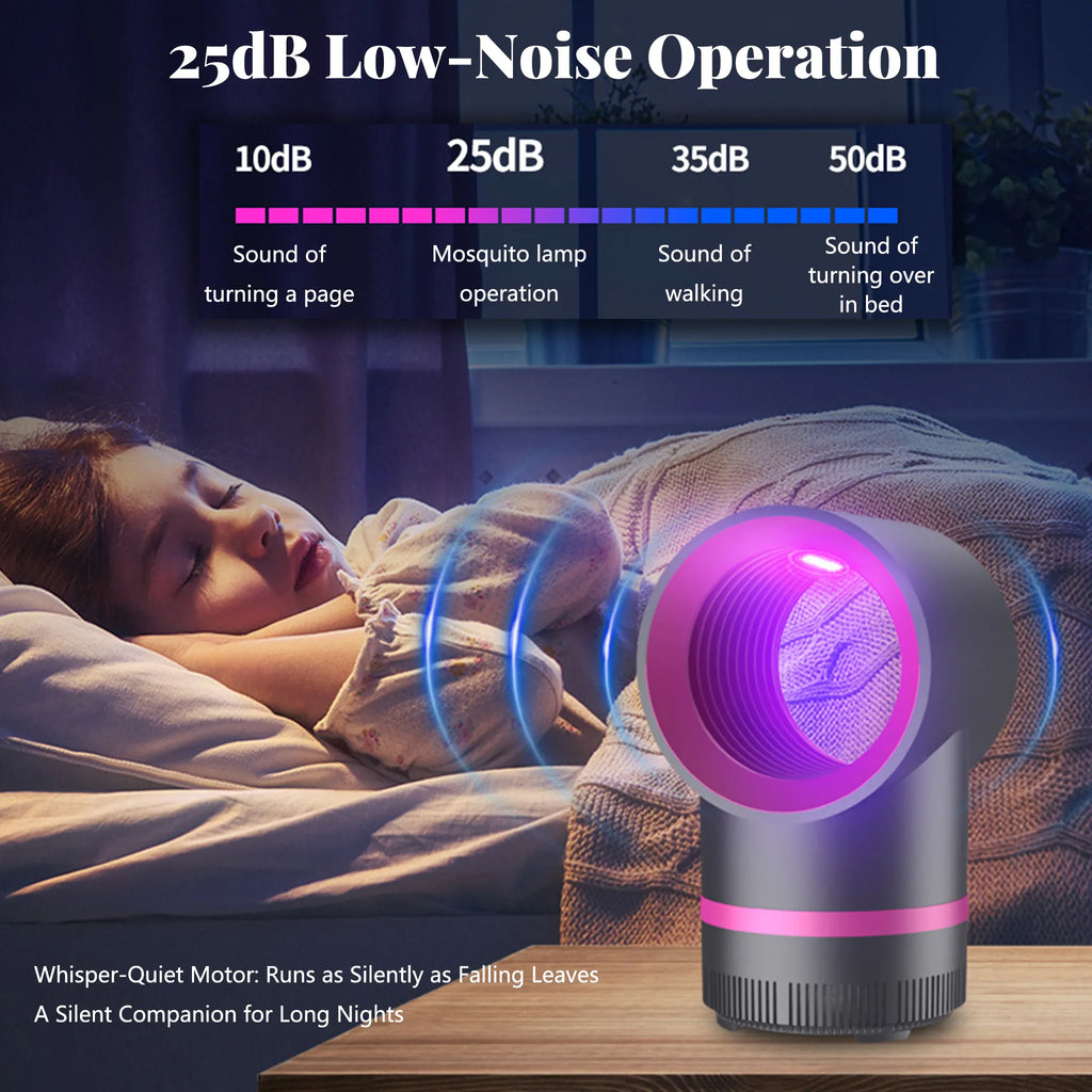 🦟 Indoor Household Mosquito Killer Lamp — Plug-in Suction-Type Mosquito Trap