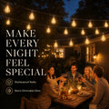 WarmGlow Shatterproof LED Outdoor String Lights