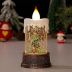 ✨ Christmas Water Candle Lamp – Festive Light & Holiday Centerpiece