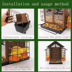 🐦 Outdoor Bird Feeder with Dual Suet Cages