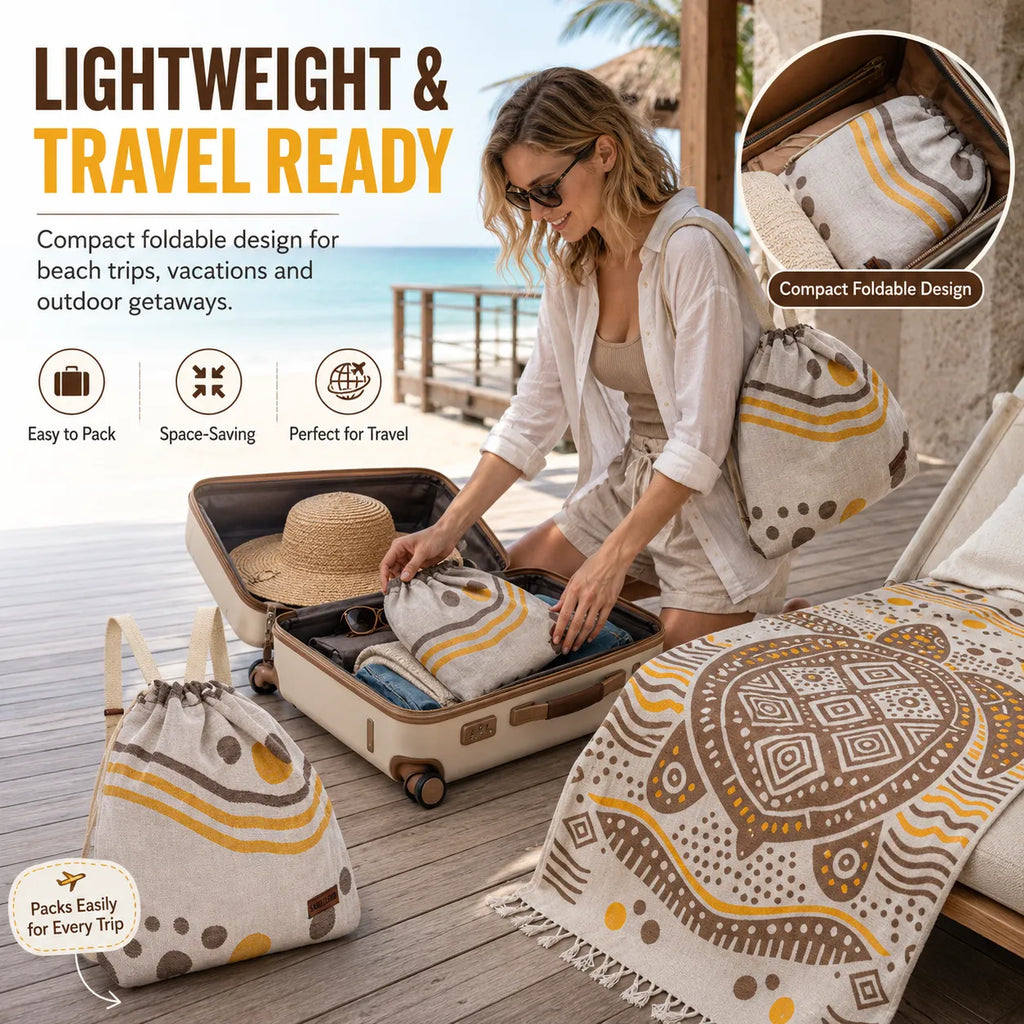 🐢 2-in-1 Towel Bag🎁