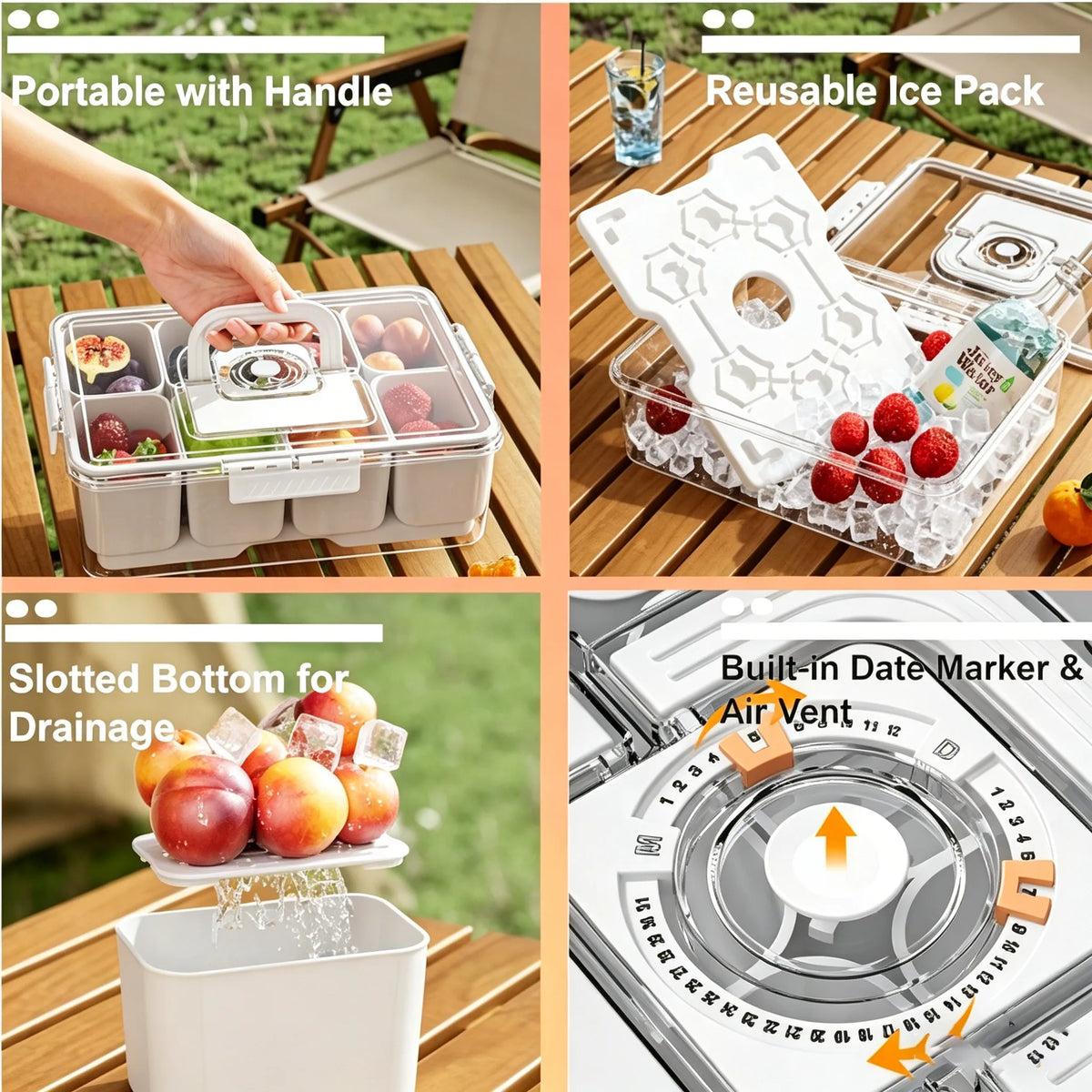 🍉Fresh Food Storage Tray