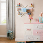 🦋 Butterfly-Shaped Storage Rack for Dolls & Players