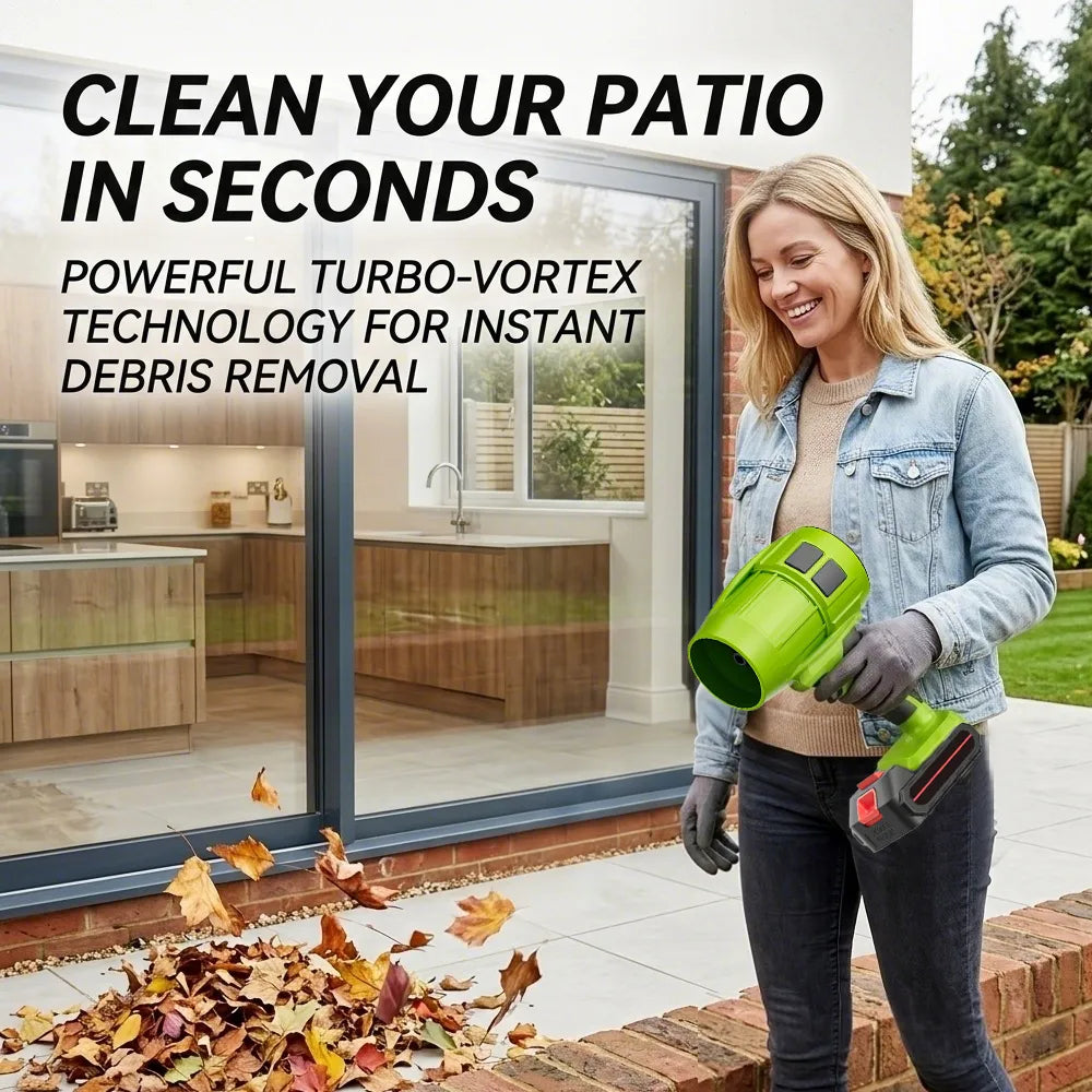 🍃 Adjustable Cordless Handheld Blower