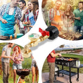 🔧 Propane Refill Adapter with Glow-in-the-Dark Gauge & Shut-Off Valve – QCC1 to 1lb Cylinder Converter for BBQ, Camping, Tailgating & Emergency Use