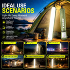 💡 Inflatable Solar Camping Light – 60cm Portable Tent Lantern