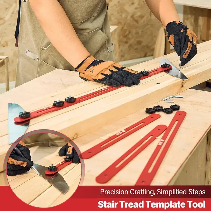 🛠️ Precision Stair Tread Template Tool