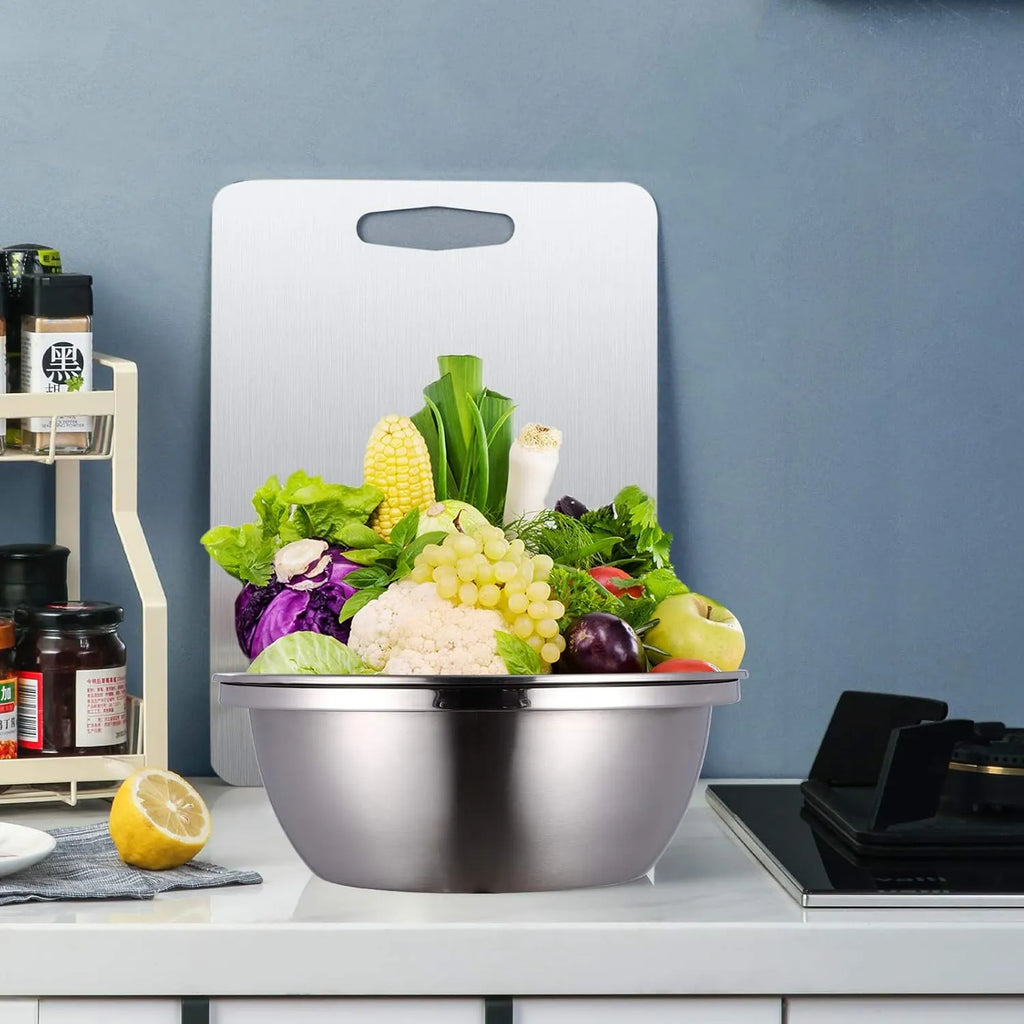 Stainless Steel Grater with Drain Basket🥕🥗