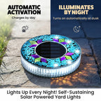 ✨ Solar Mosaic Ground Stake Light – Waterproof LED Outdoor Pathway Light