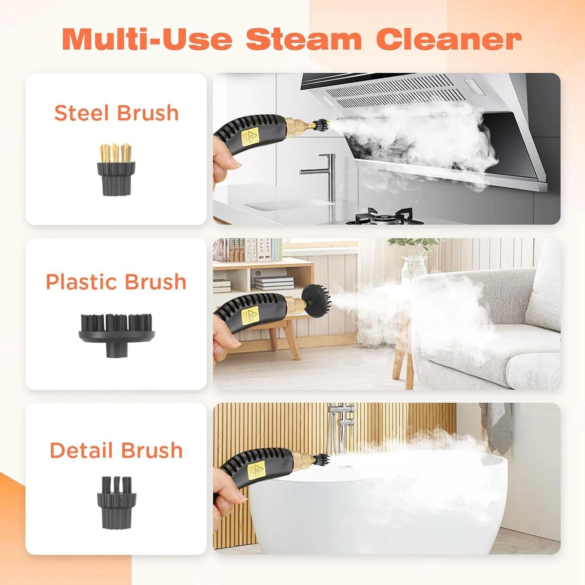 6-Level High-Pressure Steam Cleaner