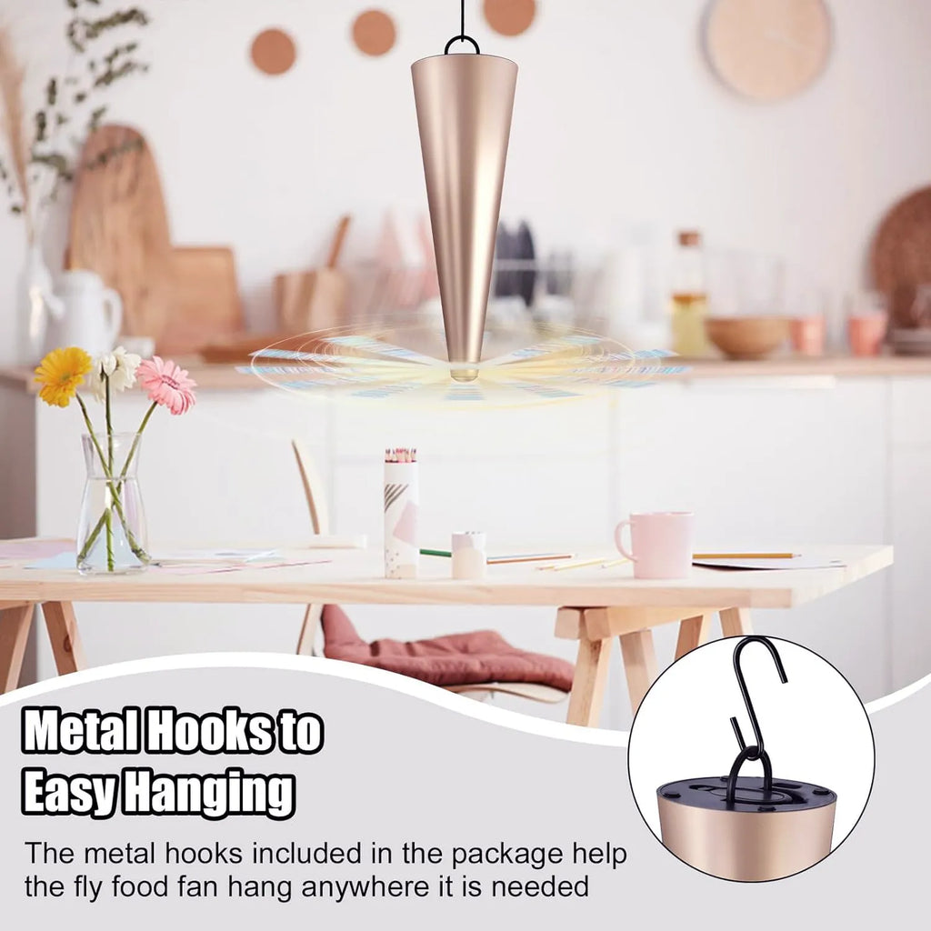 🍽️ Table Fly Fan – Portable Food Protector for Indoor & Outdoor Use