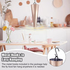 🍽️ Table Fly Fan – Portable Food Protector for Indoor & Outdoor Use