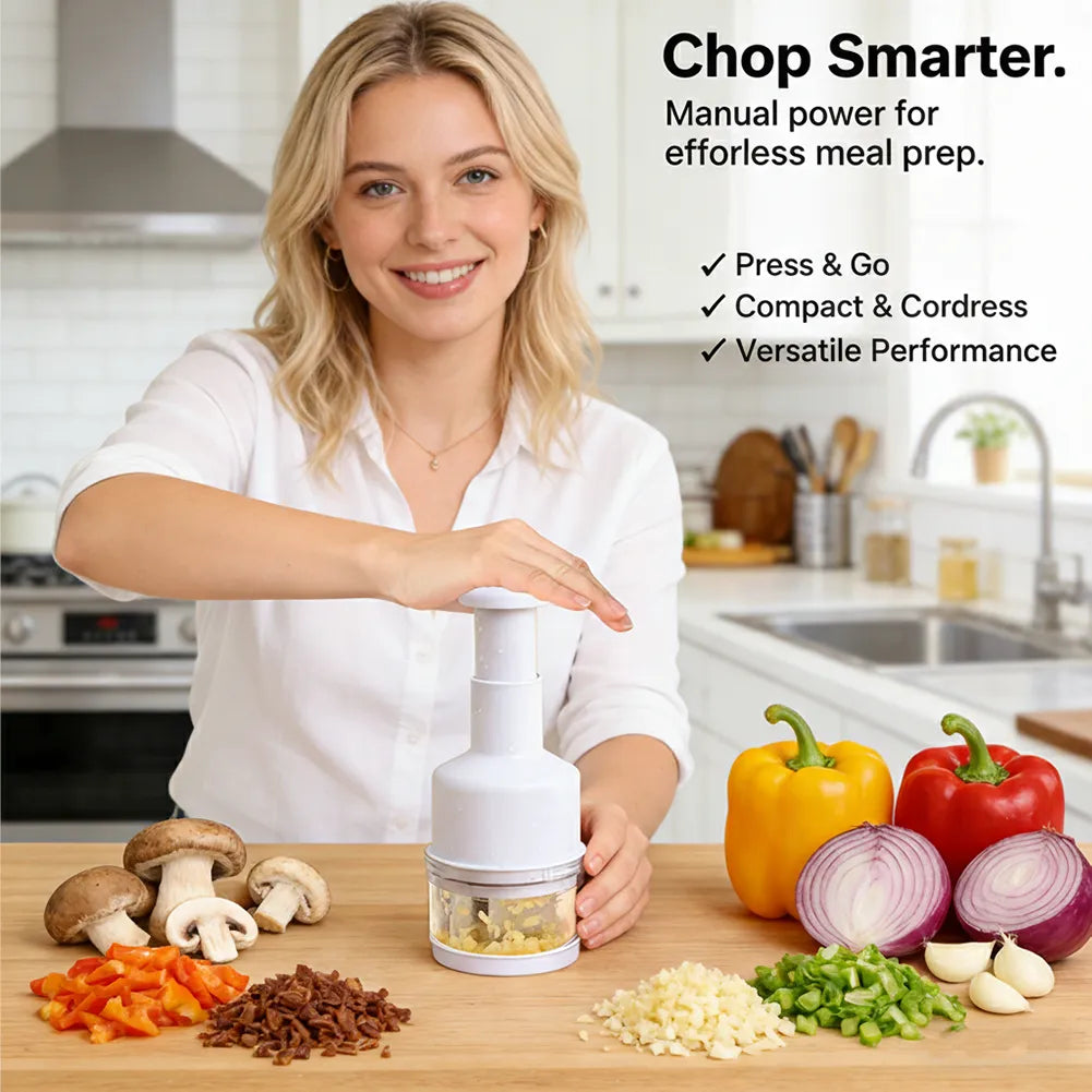 🥕 Press-Type Food Chopper
