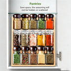 🧂 Bamboo 3-Tier Spice Rack