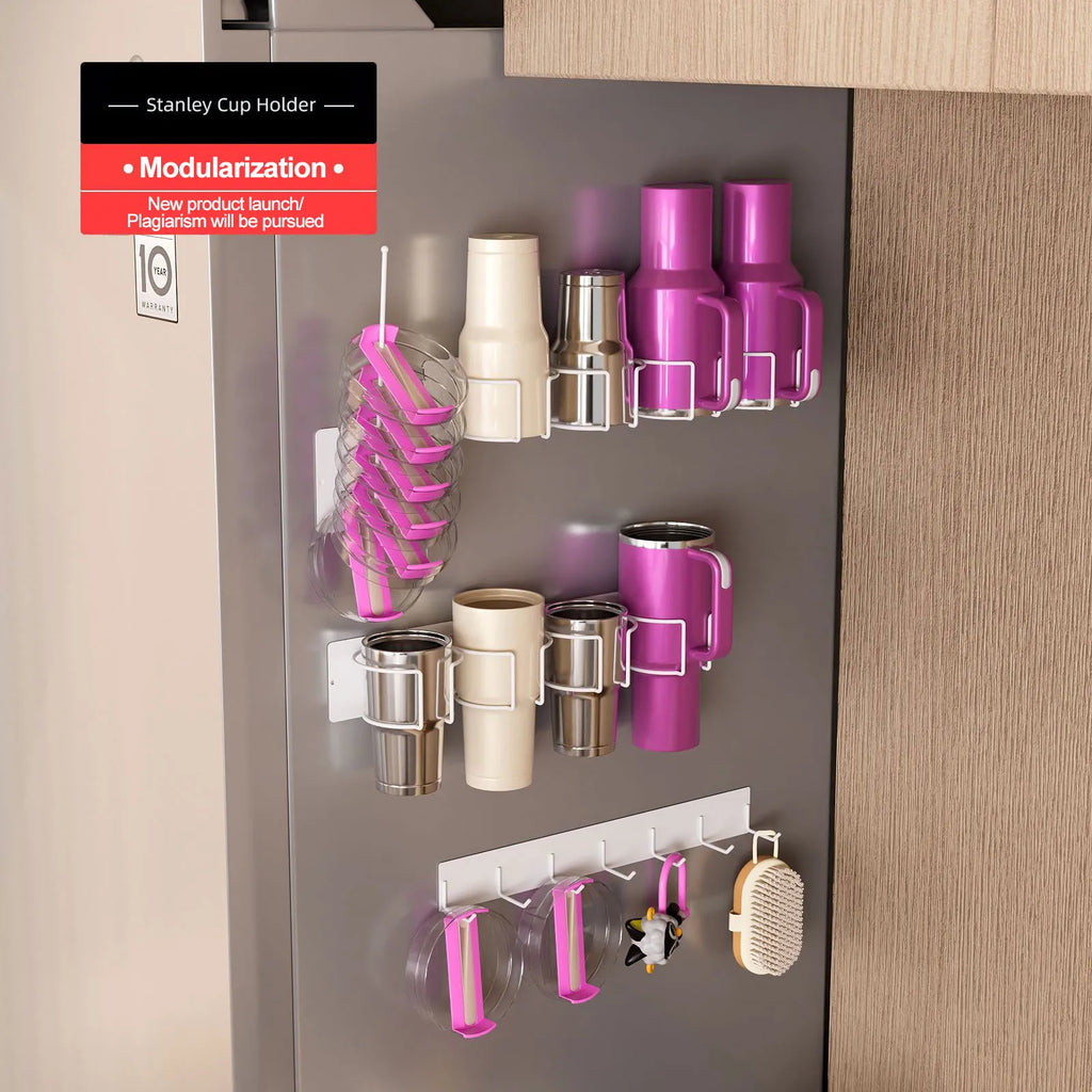 🔥Multifunctional Magnetic Cup Holder – A Convenient Solution for Your Storage Needs