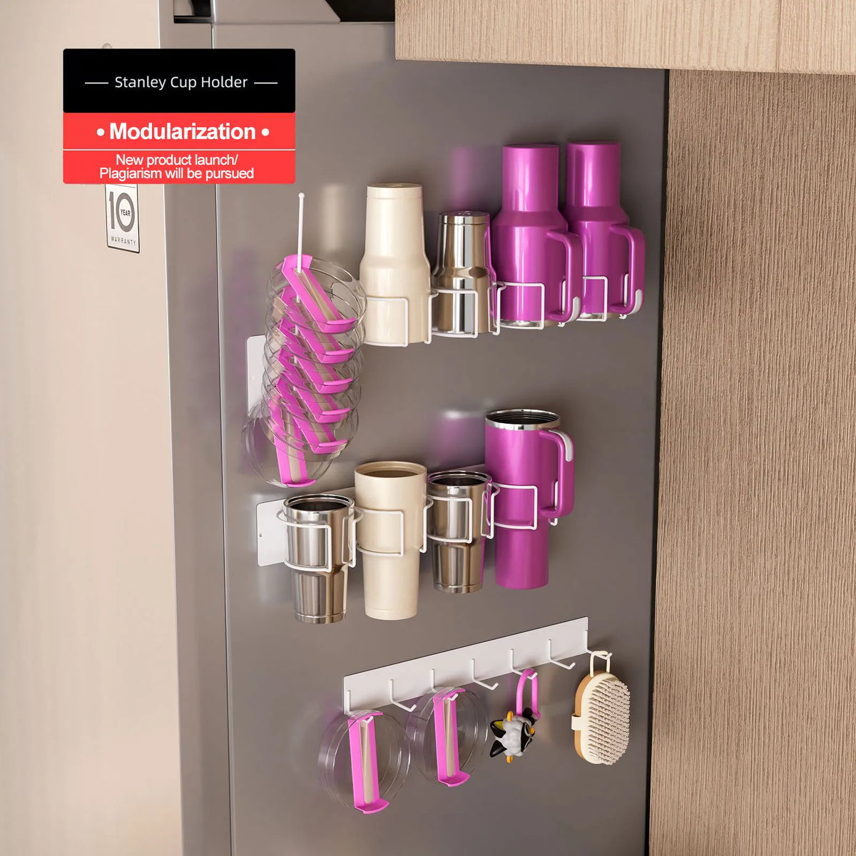 🔥Multifunctional Magnetic Cup Holder – A Convenient Solution for Your Storage Needs