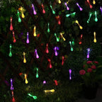 GlowDrop 8-Mode Solar Waterdrop String Lights
