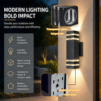 💡 Modern Square Outdoor Wall Lamp