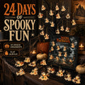 2026 Patchwork Ghost Halloween Advent Calendar – 24 Acrylic Ornaments