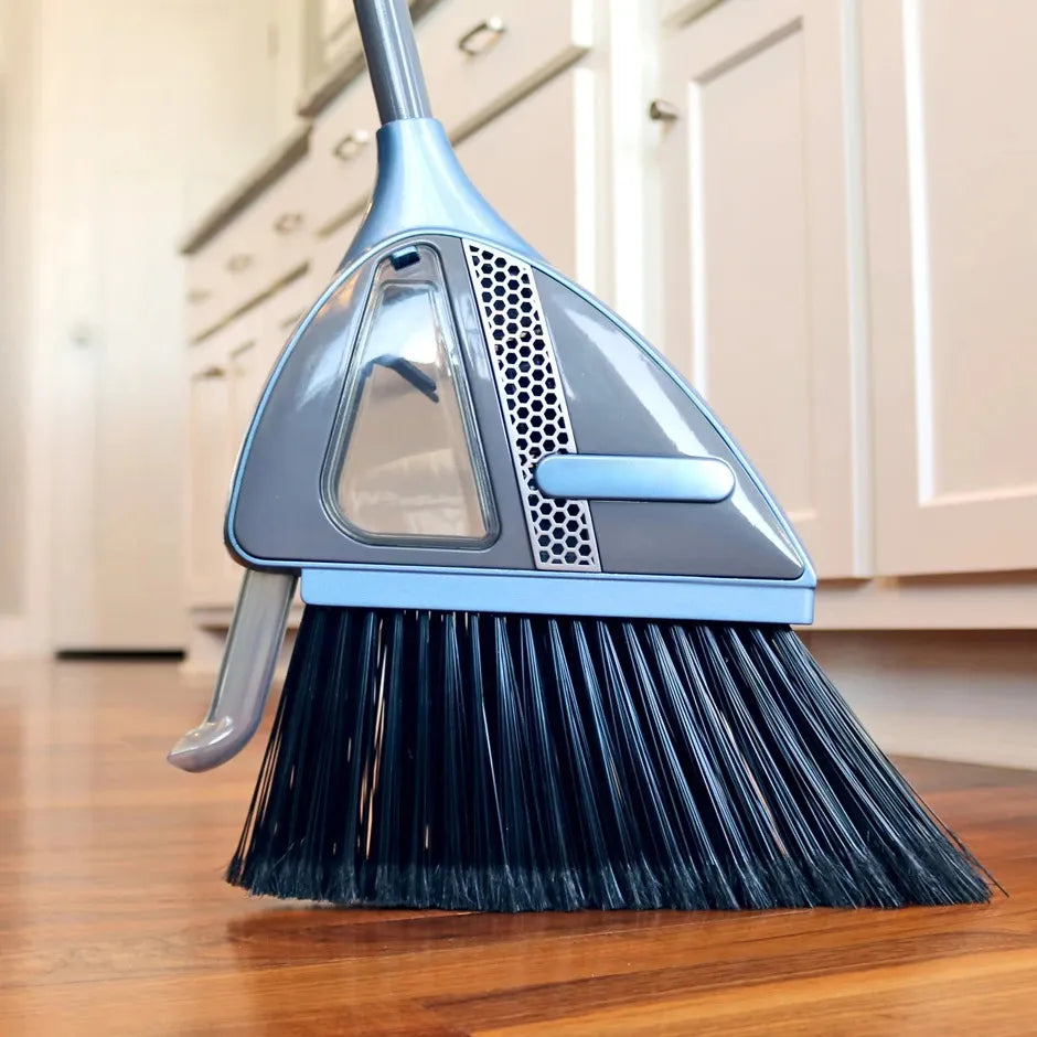 Cordless 2-in-1 Electric Broom with Built-In Vacuum