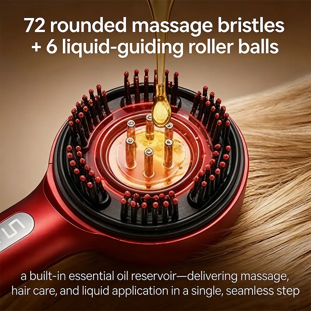 💆‍♀️ 3-in-1 Electric Scalp Massage Comb