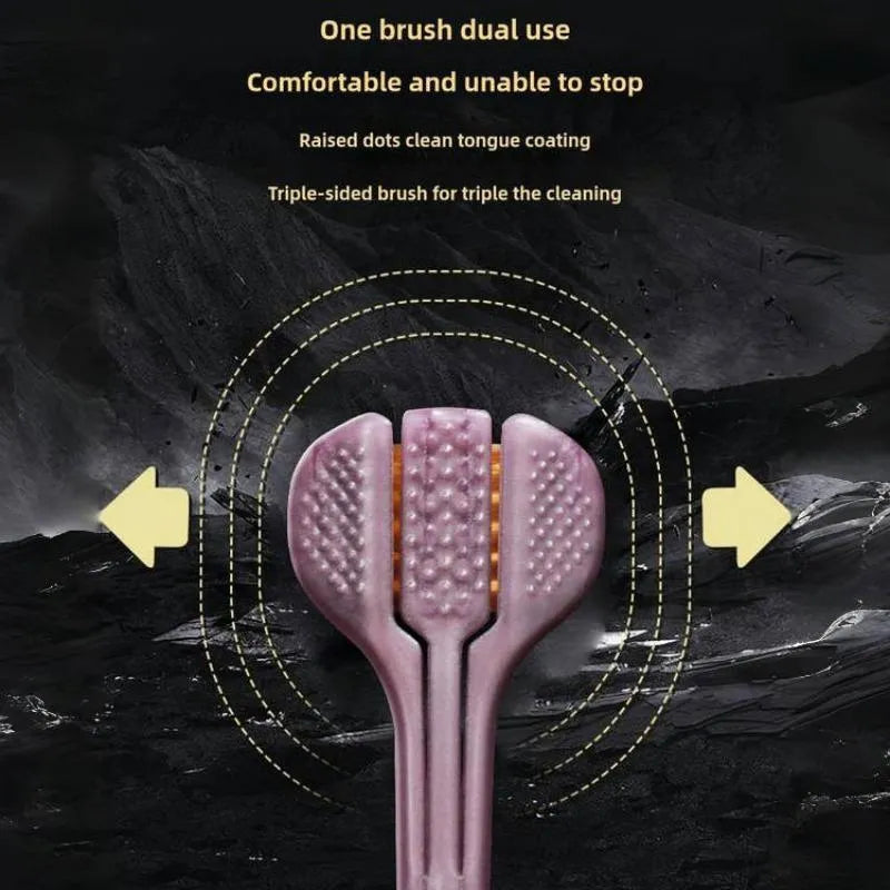 3-sided Toothbrush — 5 Counts/set Soft & Gentle Toothbrush, Comfort Oral Care Toothbrush