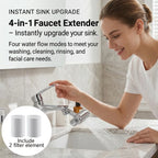 🚿 4-in-1 Faucet Extender – Upgrade Your Sink Instantly