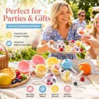 🍭 Silicone Lollipop Ice Cream Mold Set – DIY Reusable Popsicle Maker