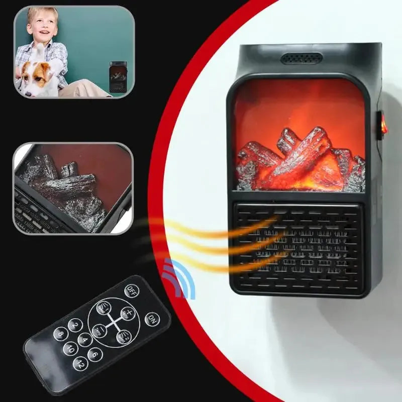 Heater With 3D Flame 900W