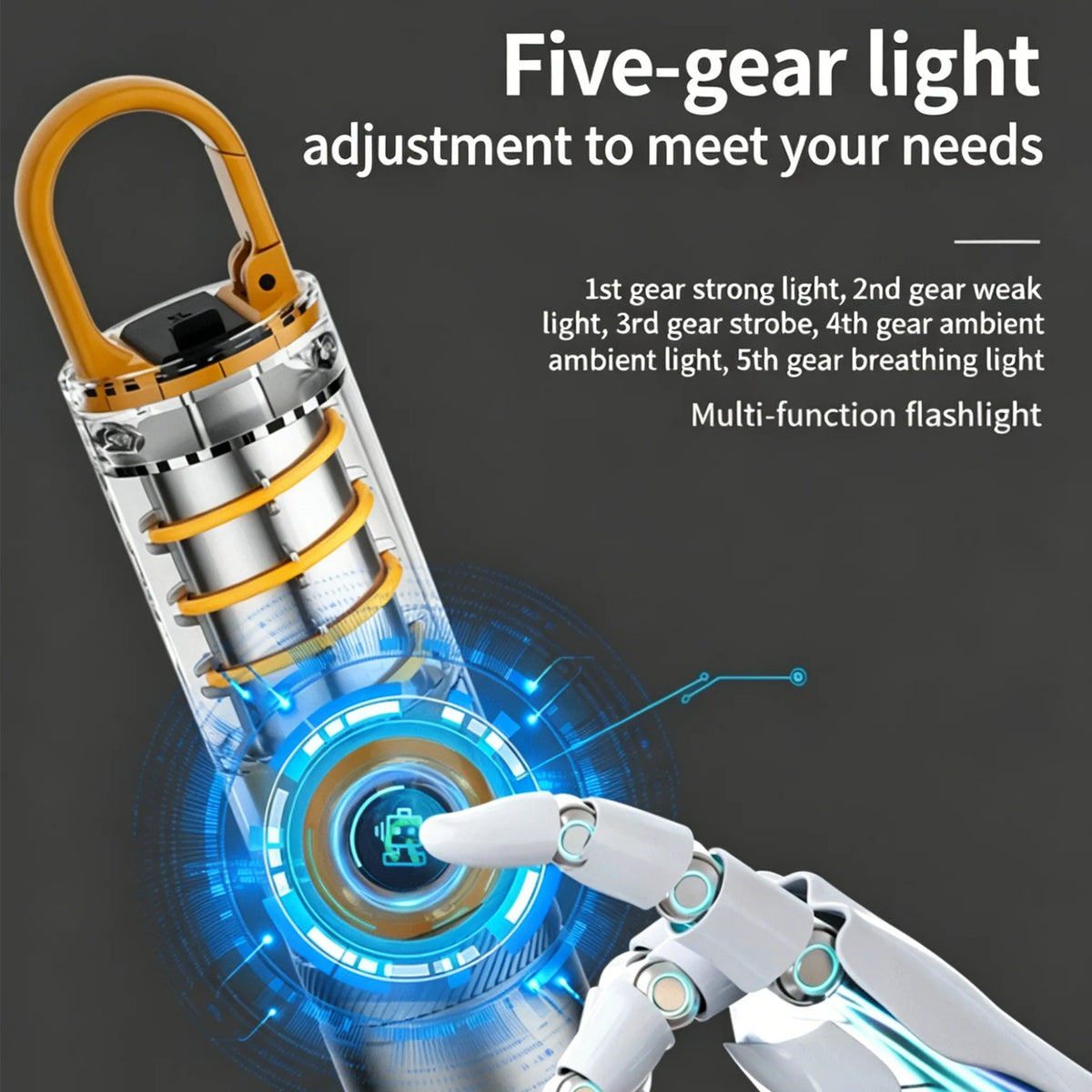🔦Mini Laser Flashlight — Portable Multi-Function Outdoor Light