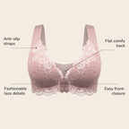 LAST DAY 49% OFF-Bra For Women Front Closure 5D Beauty Back Sports Comfy Bra