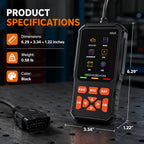 🔧M525 OBD2 Scanner – Advanced Engine Diagnostic Tool with Battery Test & Live Data