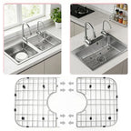🍽️ Stainless Steel Kitchen Sink Bottom Drain Rack
