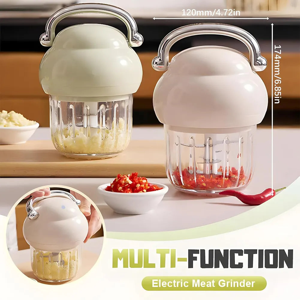 Rechargeable Mini Food Chopper 🔪 Chop Garlic in Seconds