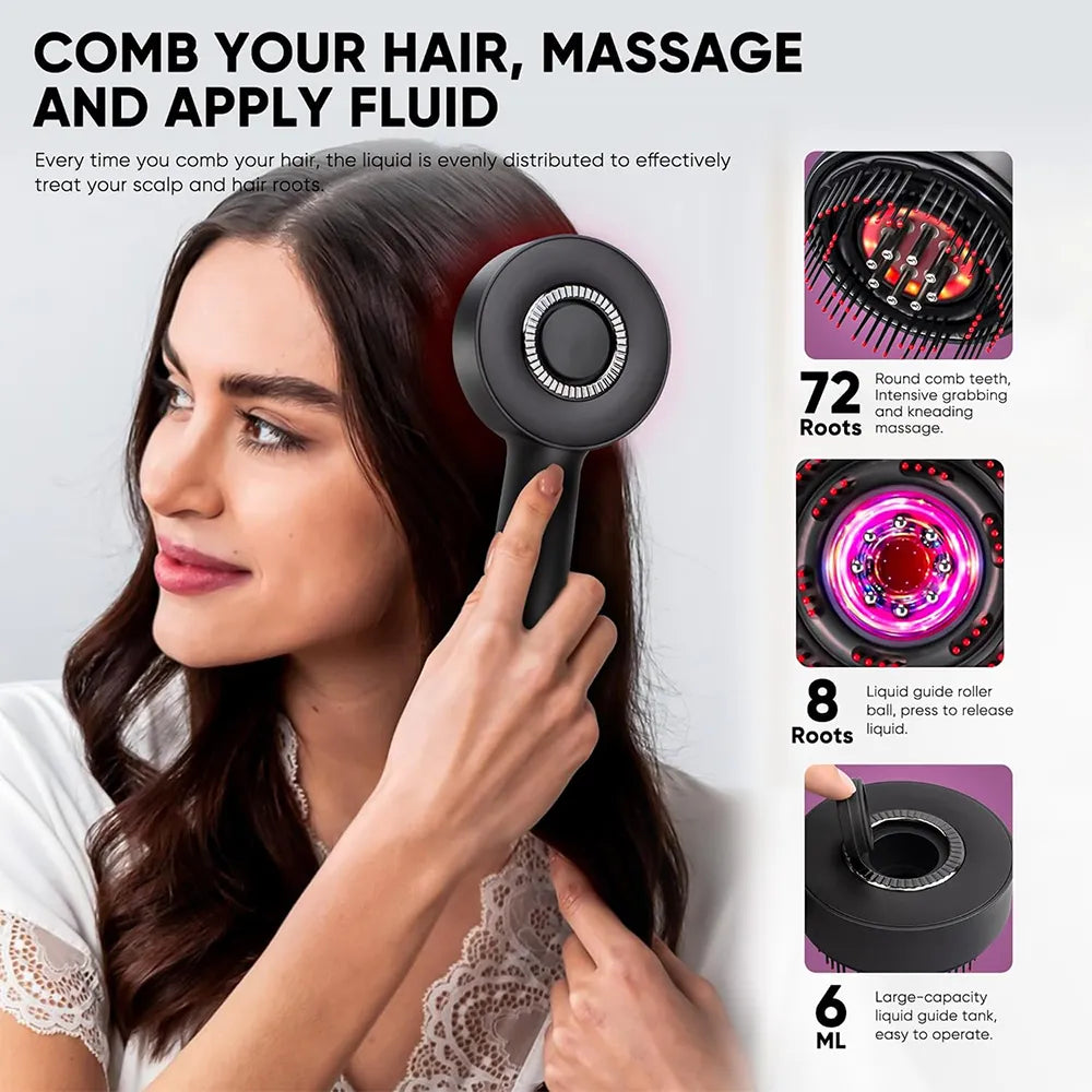 💆‍♀️ 3 in 1 Scalp Massager Hair Growth Hair Oil Applicator