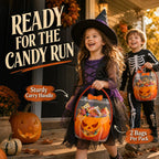 Stand-Up Pumpkin Trick-or-Treat Bag Set