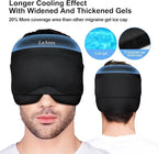 Multifunctional Gel Head & Eye Therapy Mask – Hot & Cold Relief for Migraines, Puffy Eyes, Sinus Pressure & Stress