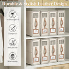 🛏️ Foldable bedding storage box - with a see-through window and transparent label bag