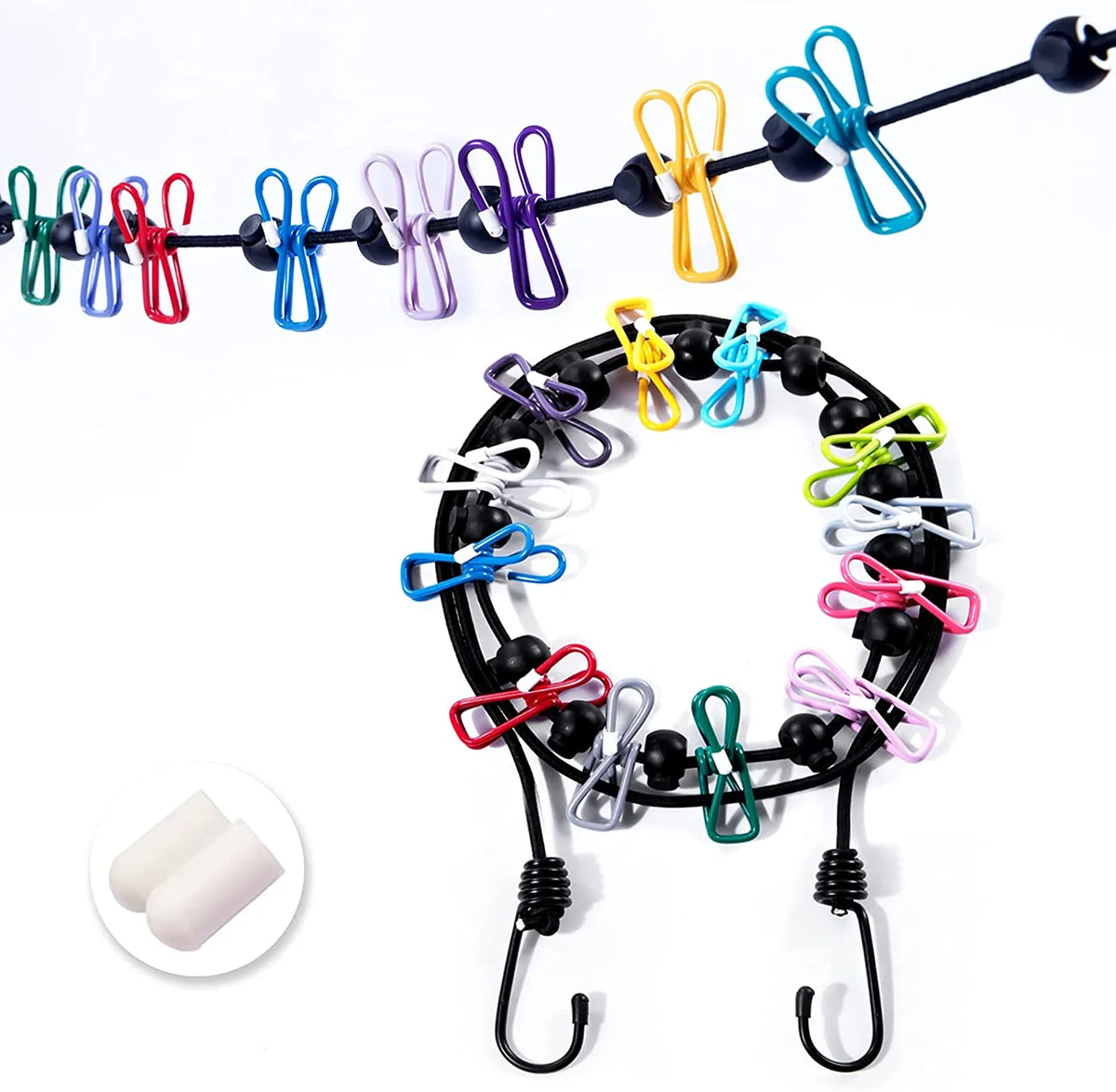 🔥Portable Clothesline for Camping/Backyard/RV