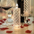 🕯️ Rose Shadow LED Flameless Candles – Elegant & Safe Ambiance, Anytime, Anywhere!