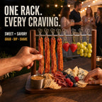 Vertical Charcuterie, Bacon & Appetizer Display Board