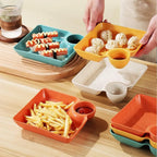 All-in-One Snack & Dip Plate