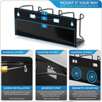 ✨Cup Organizer - Magnetic or Screw Mount Storage for Kitchen, Fridge, or Cabinet