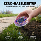 ✨ Solar Mosaic Ground Stake Light – Waterproof LED Outdoor Pathway Light