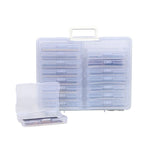 📸Portable Photo Organizer & Craft Storage Box with 16 Clear Cases