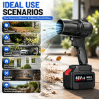 🌪️ Cordless Turbocharged Air Blower – High-Power Outdoor Cleaning Tool