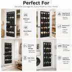 👟 2-Pack Over-the-Door Shoe Organizer