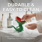 🦎 Cute Lizard Soap Dish & Multi-Purpose Organizer