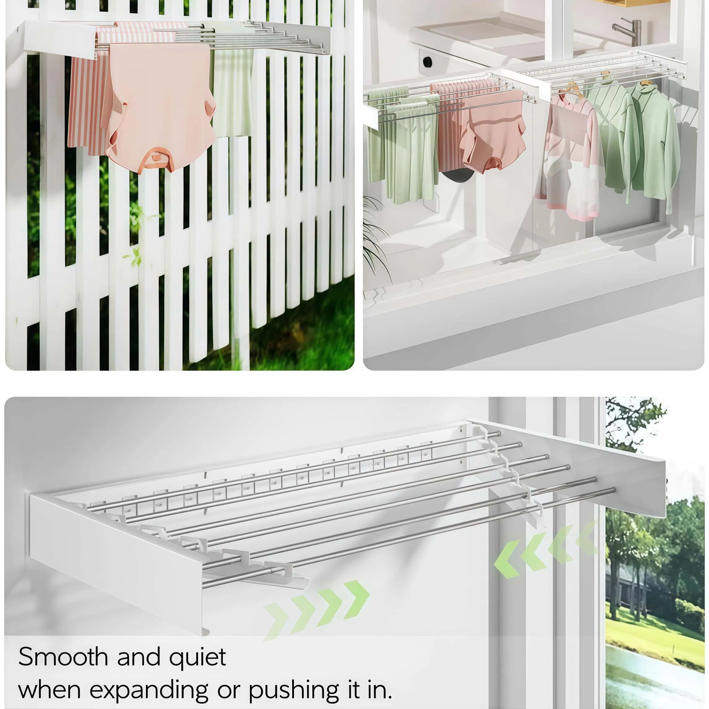 🌿 The Space-Saving Expandable Wall Dryer: Air Dry Your Laundry, Not Your Energy Bill