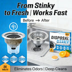 Garbage Disposal Cleaner and Deodorizer Tablets – 24 Count 🍊